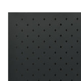 Romdeler 3 paneler svart 120x180 cm stål
