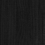 Bokhylle/romdeler svart 40x30x135,5 cm furu
