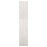 Bokhylle/romdeler 40x30x167,5 cm hvit heltre furu