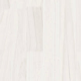 Bokhylle/romdeler 40x30x167,5 cm hvit heltre furu