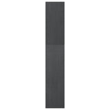 Bokhylle/romdeler 40x30x167,5 cm grå heltre furu