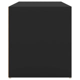 Gangbenk 80x40x45 cm svart sponplate
