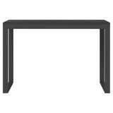 Databord svart 110x60x73 cm sponplate