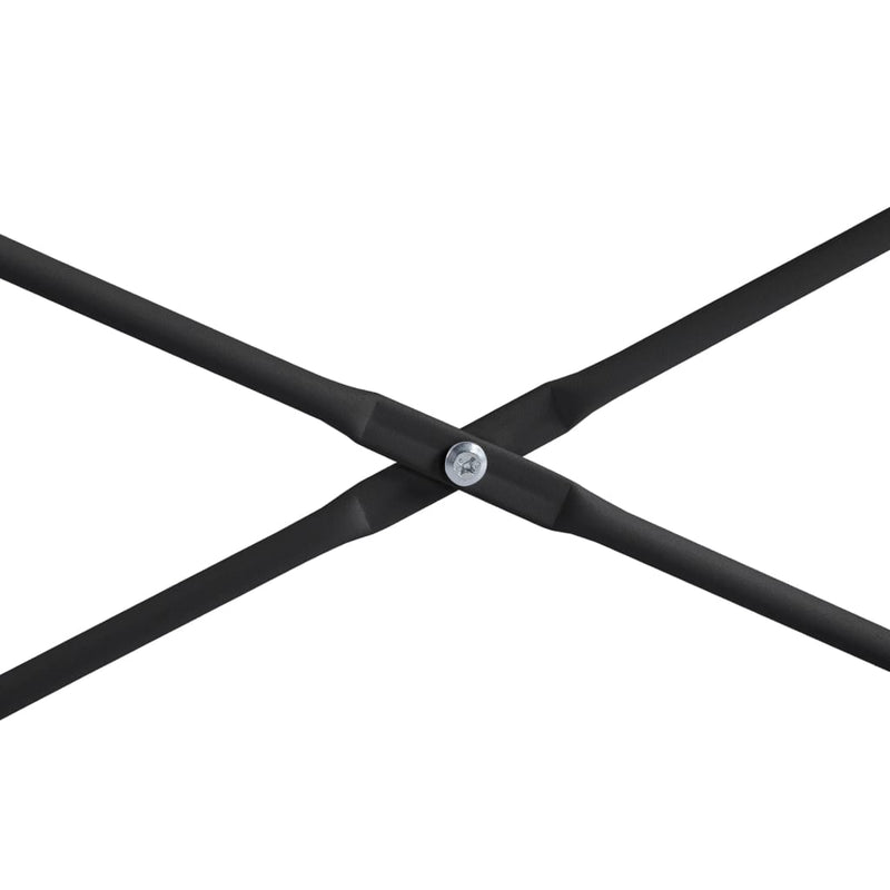 Databord svart og eik 110x60x138 cm sponplate
