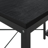 Databord svart 110x72x70 cm sponplate