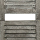 Romdeler 3 paneler grå 106,5x166 cm heltre