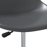 Svingbare spisestoler 4 stk grå PP