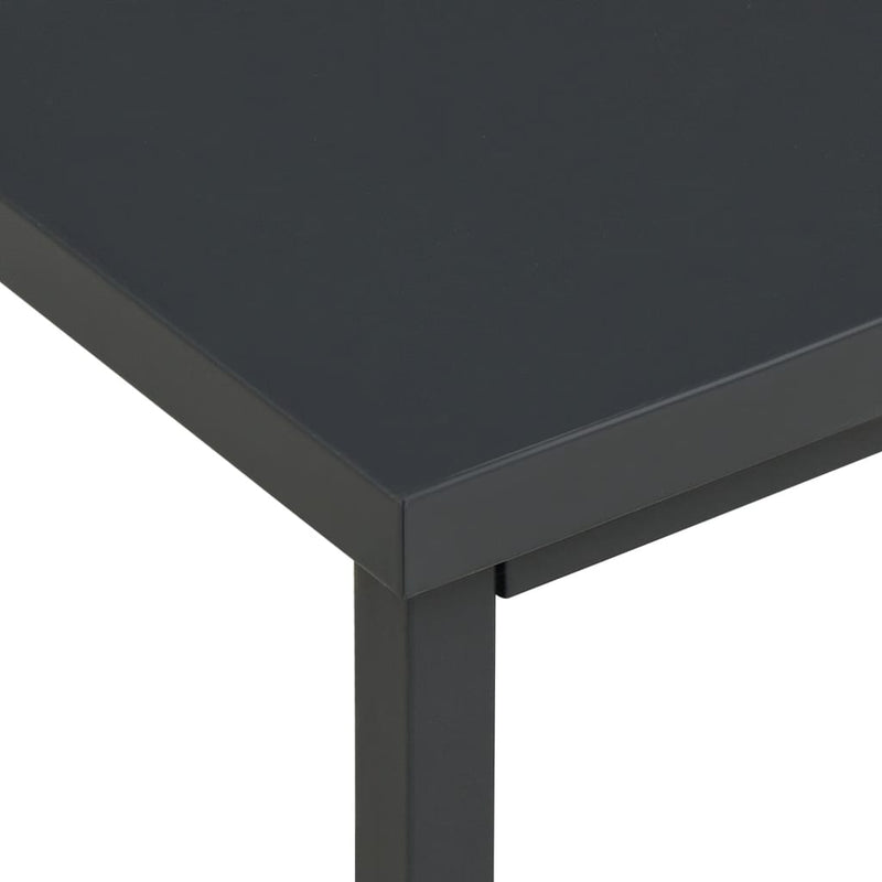 Industrielt skrivebord med skuffer antrasitt 105x52x75 cm stål