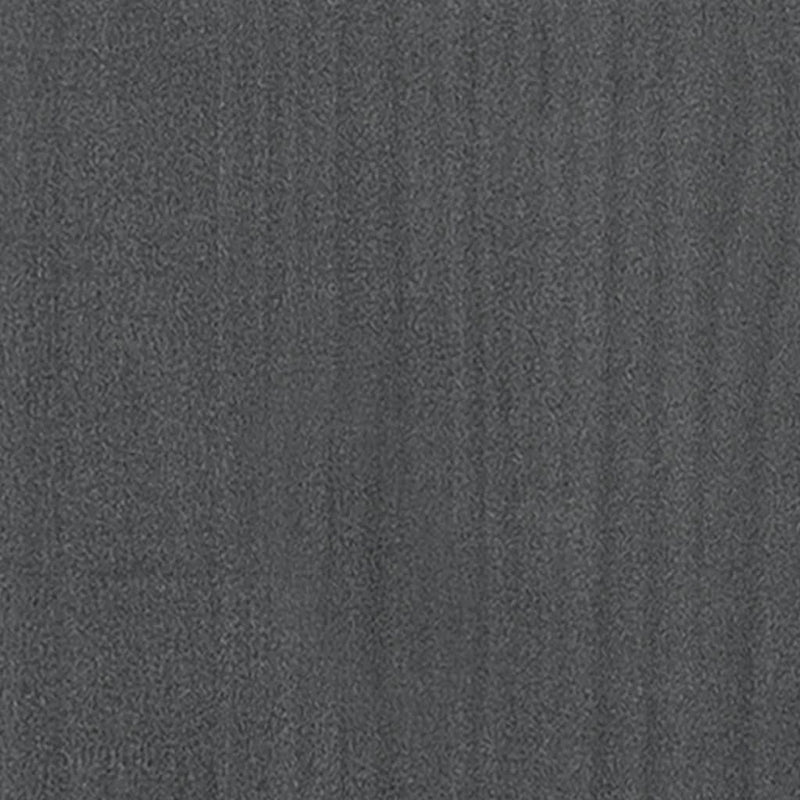 Sengeramme grå heltre furu 140x200 cm