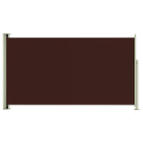 Uttrekkbar sidemarkise 170x300 cm brun