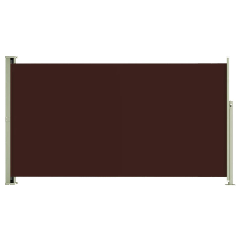 Uttrekkbar sidemarkise 170x300 cm brun