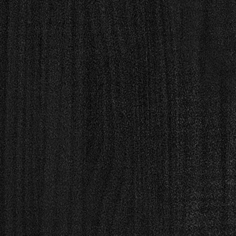 Nattbord 2 stk 35,5x33,5x41,5 cm heltre furu svart