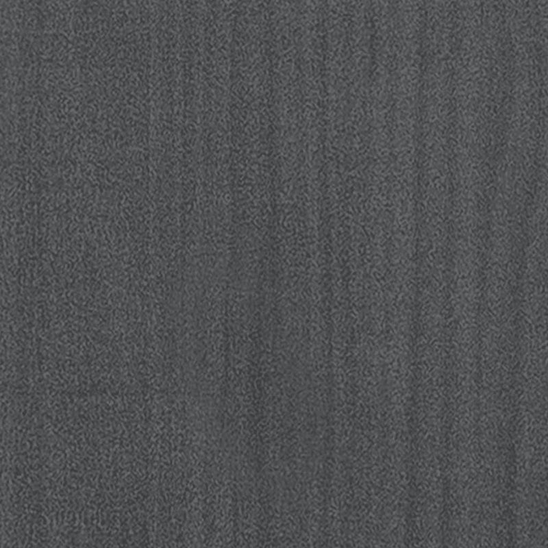 Bokhylle/romdeler grå 80x35x103 cm heltre furu