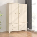 Garderobe honningbrun 99x45x137 cm heltre furu