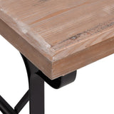 Spisebord 110x65x82 cm heltre gran og jern