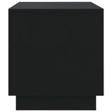 TV-benk svart 70x41x44 cm sponplate
