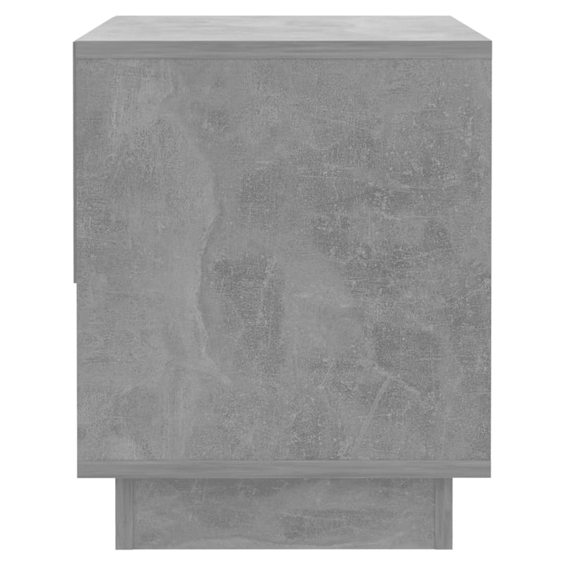 Nattbord betonggrå 45x34x44 cm sponplate