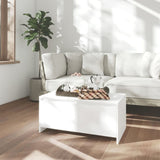 Salongbord hvit 90x50x41,5 cm sponplate