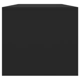 Salongbord svart 102x50x45 cm konstruert tre