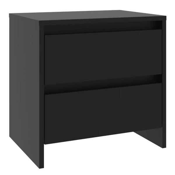 Nattbord svart 45x34,5x44,5 cm sponplate