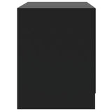Nattbord 2 stk svart 45x34,5x44,5 cm sponplate