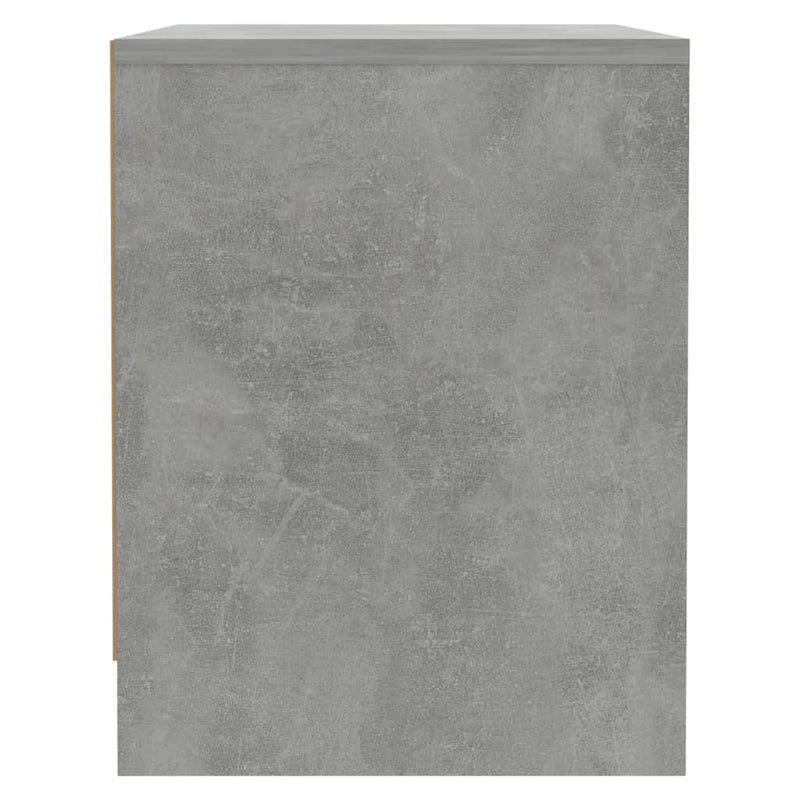 Nattbord betonggrå 45x34x44,5 cm sponplate
