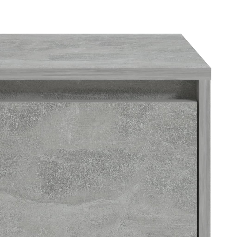 Nattbord betonggrå 45x34x44,5 cm sponplate