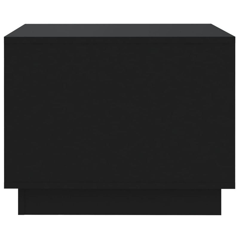 Salongbord svart 55x55x43 cm sponplate