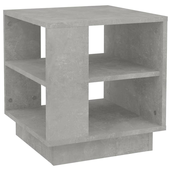 Salongbord betonggrå 40x40x43 cm konstruert tre