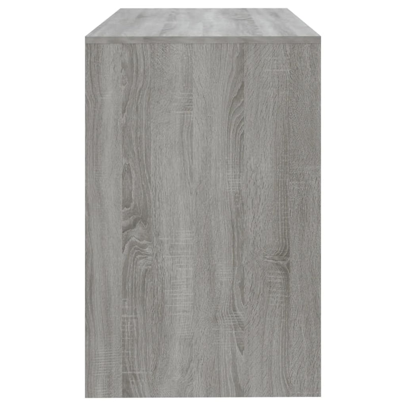 Skrivebord grå sonoma eik 101x50x76,5 cm sponplate