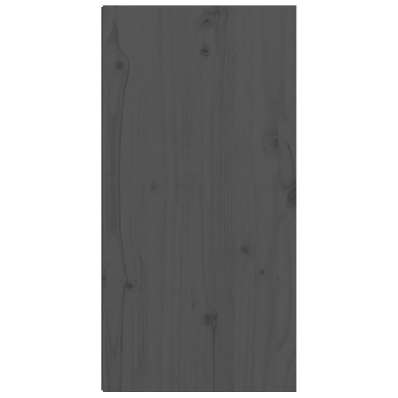 Veggskap grå 30x30x60 cm heltre furu