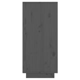 Skjenk grå 60x34x75 cm heltre furu
