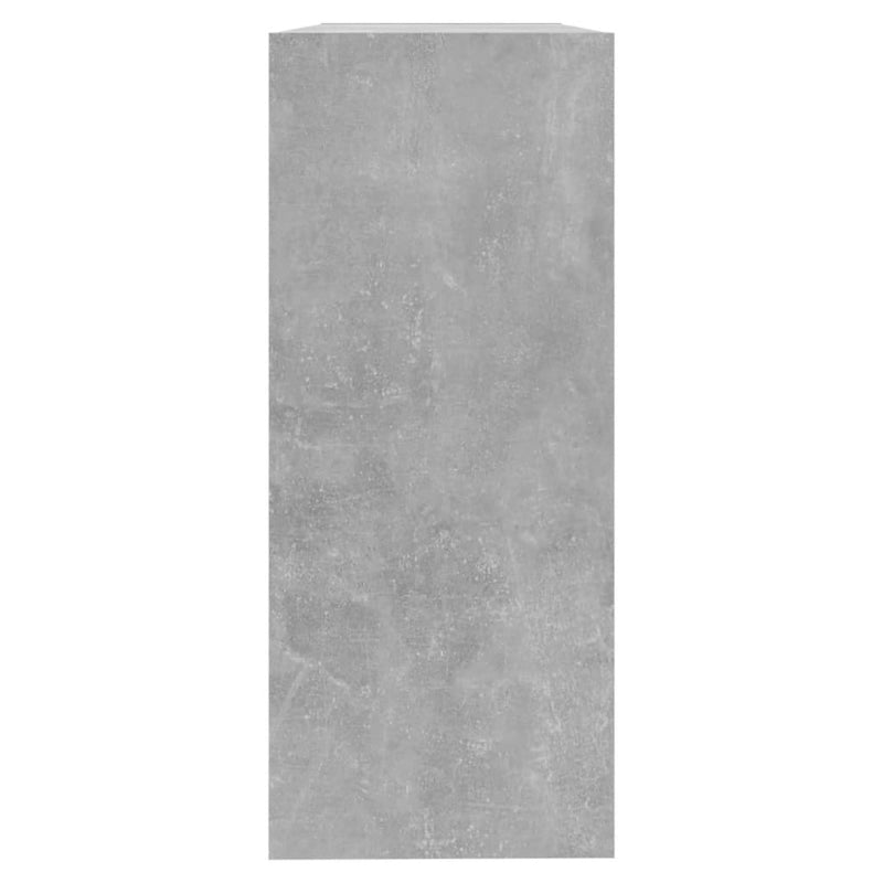 Bokhylle/romdeler betonggrå 100x30x72 cm