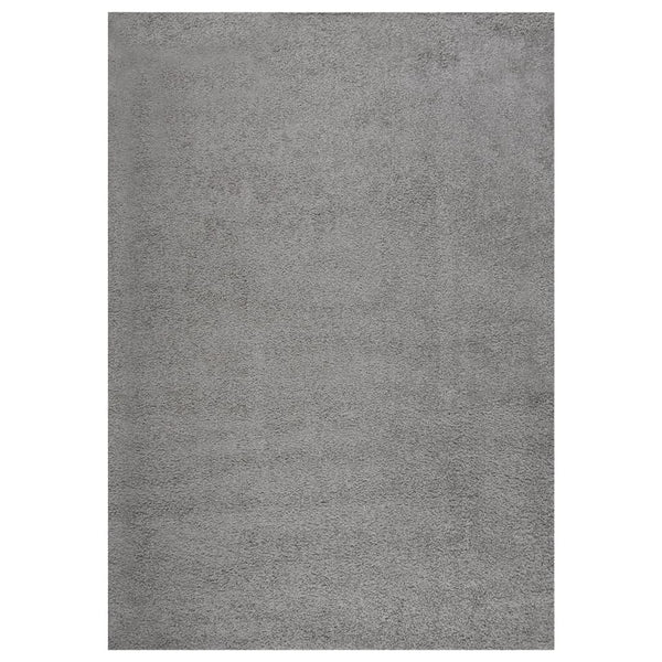 Flossteppe lang luv grå 140x200 cm