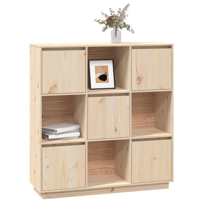 Highboard 110,5x35x117 cm heltre furu