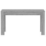Spisebord grå sonoma 140x74,5x76 cm konstruert tre