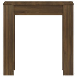 Spisebord brun eik 140x74,5x76 cm konstruert tre