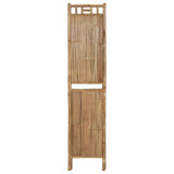 Romdeler 4 paneler bambus 160x180 cm