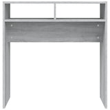 Konsollbord grå sonoma 78x30x80 cm konstruert tre
