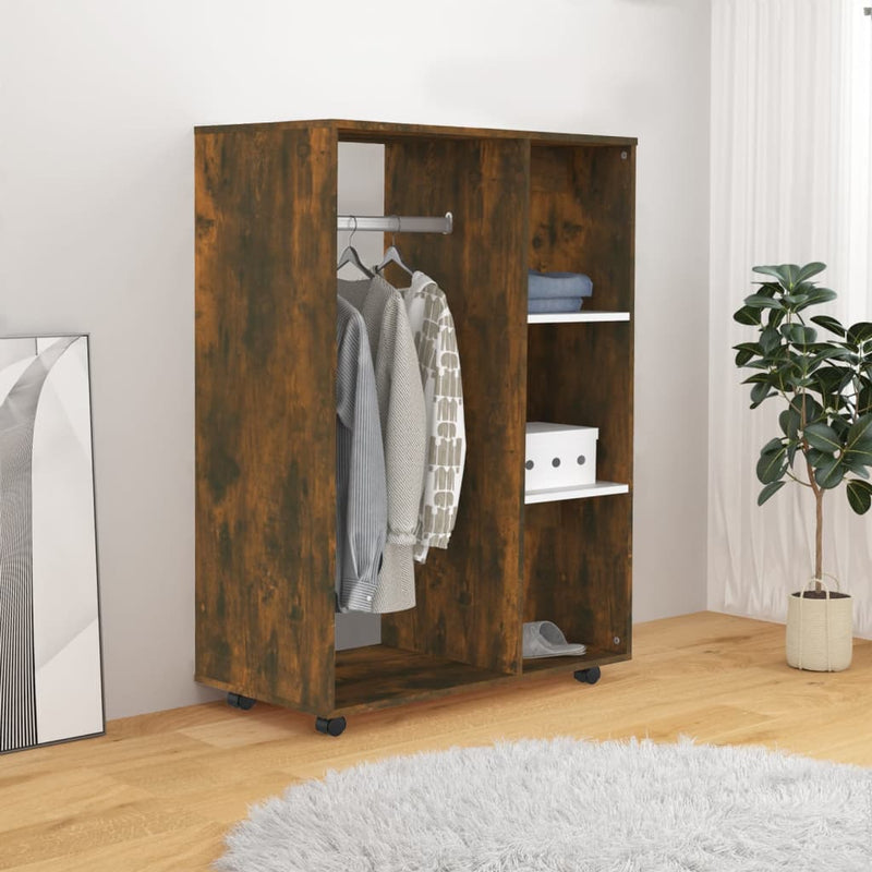 Garderobe røkt eik 80x40x110 cm konstruert tre