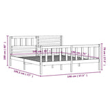 Sengeramme heltre 140x190 cm