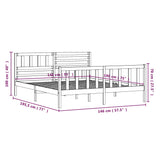 Sengeramme heltre 140x190 cm