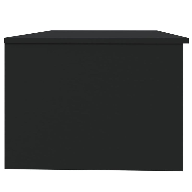 Salongbord svart 102x50x36 cm konstruert tre