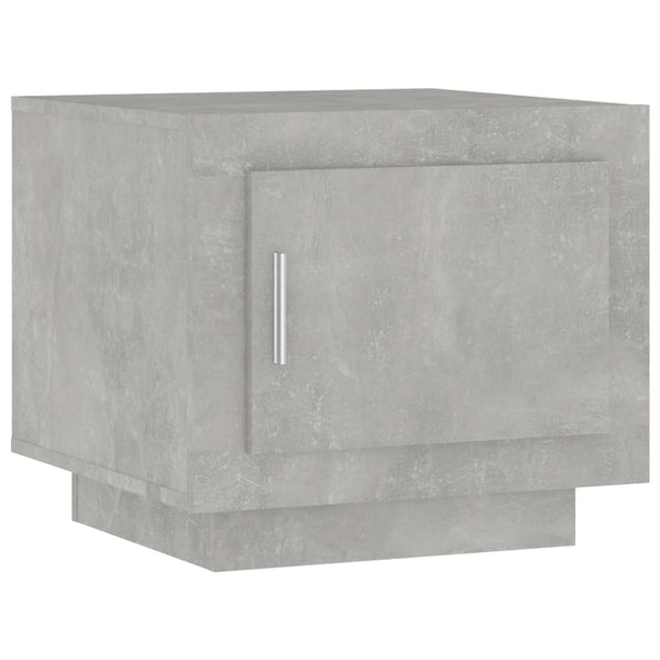 Salongbord betonggrå 51x50x45 cm konstruert tre