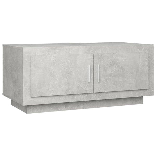 Salongbord betonggrå 102x50x45 cm konstruert tre