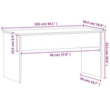 Salongbord sonoma eik 102x50,5x52,5 cm konstruert tre