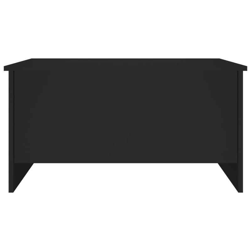 Salongbord svart 80x55,5x41,5 cm konstruert tre