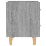Nattbord grå sonoma 40x35x47,5 cm