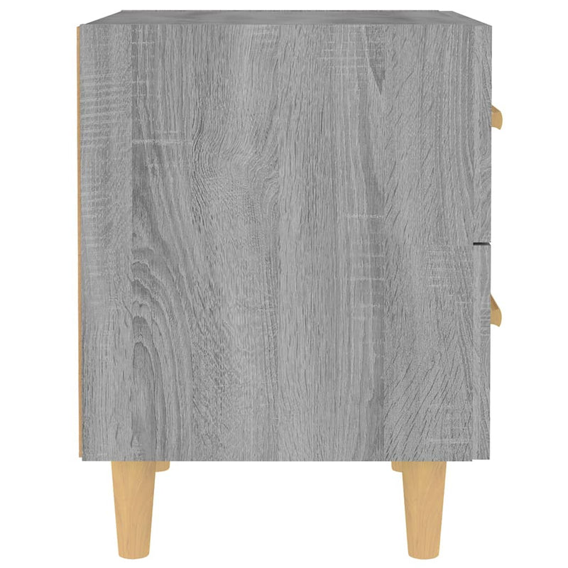 Nattbord grå sonoma 40x35x47,5 cm