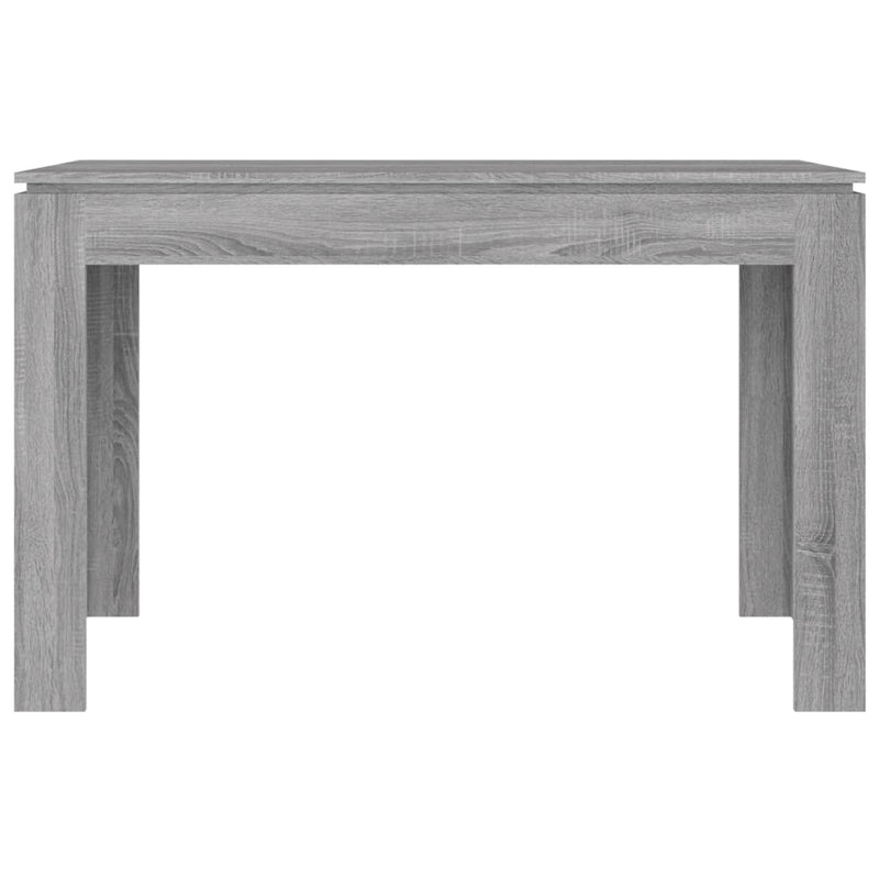 Spisebord grå sonoma 120x60x76 cm konstruert tre